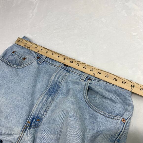 VTG 90s Levis 560 Mens Jeans 38x32 Loose Fit Tapered Leg Made In USA Meas: 36x30 - Picture 8 of 12